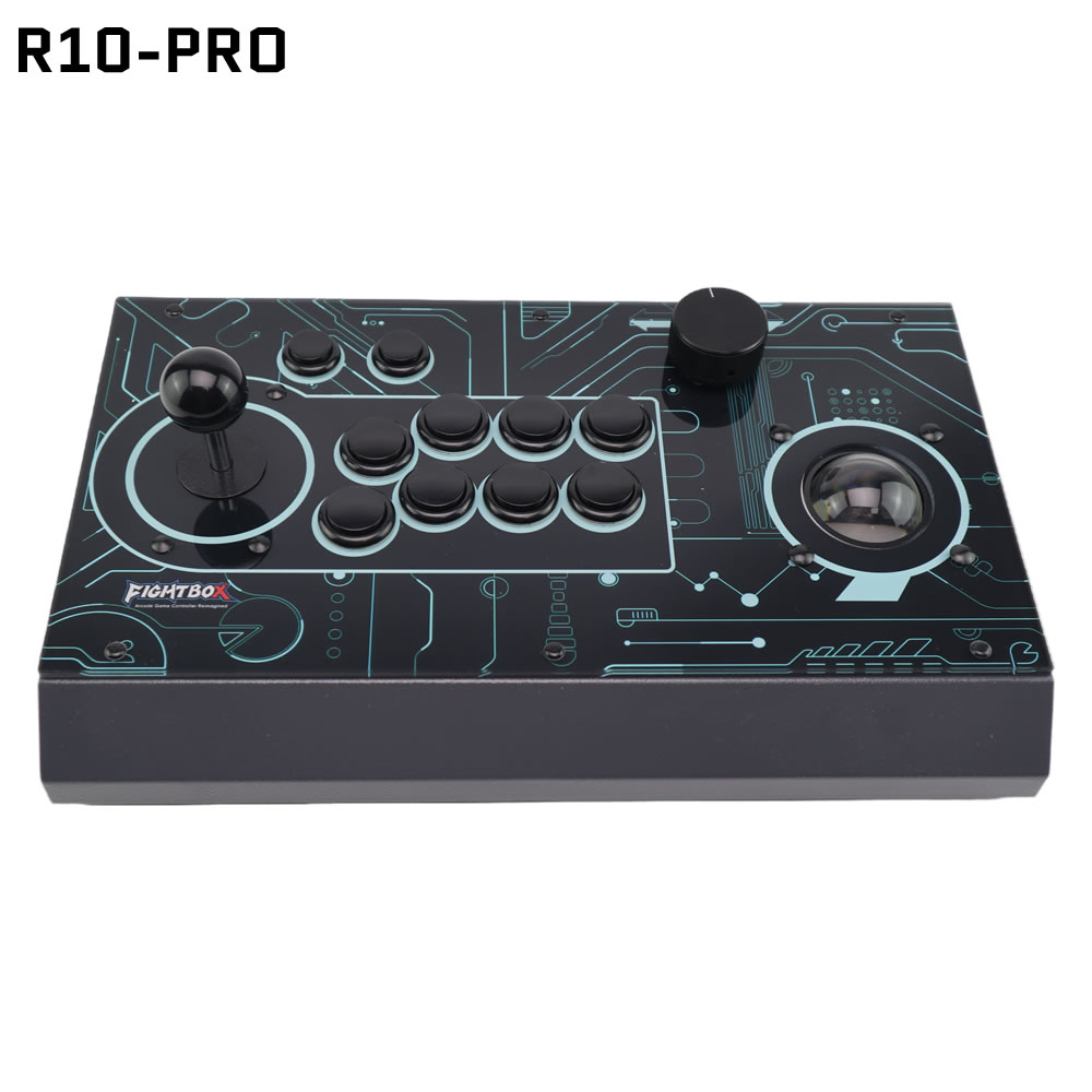 Trackball Controller Arcade - FightBox R10-PRO Arcade Fight Stick, Trackball