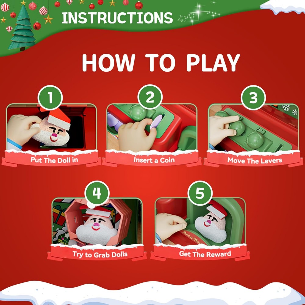 Noel pençe makinesi çocuklar i - Arcade Game Vending Machine incelemesi ve fiyatı